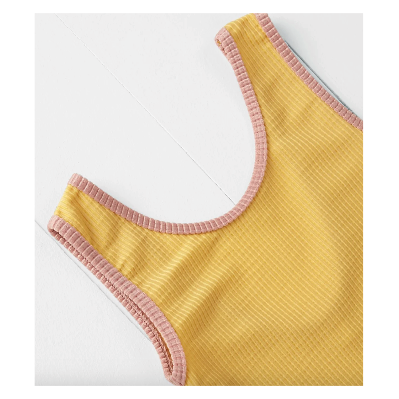 Grass & Air Girls Swimsuit - Ochre