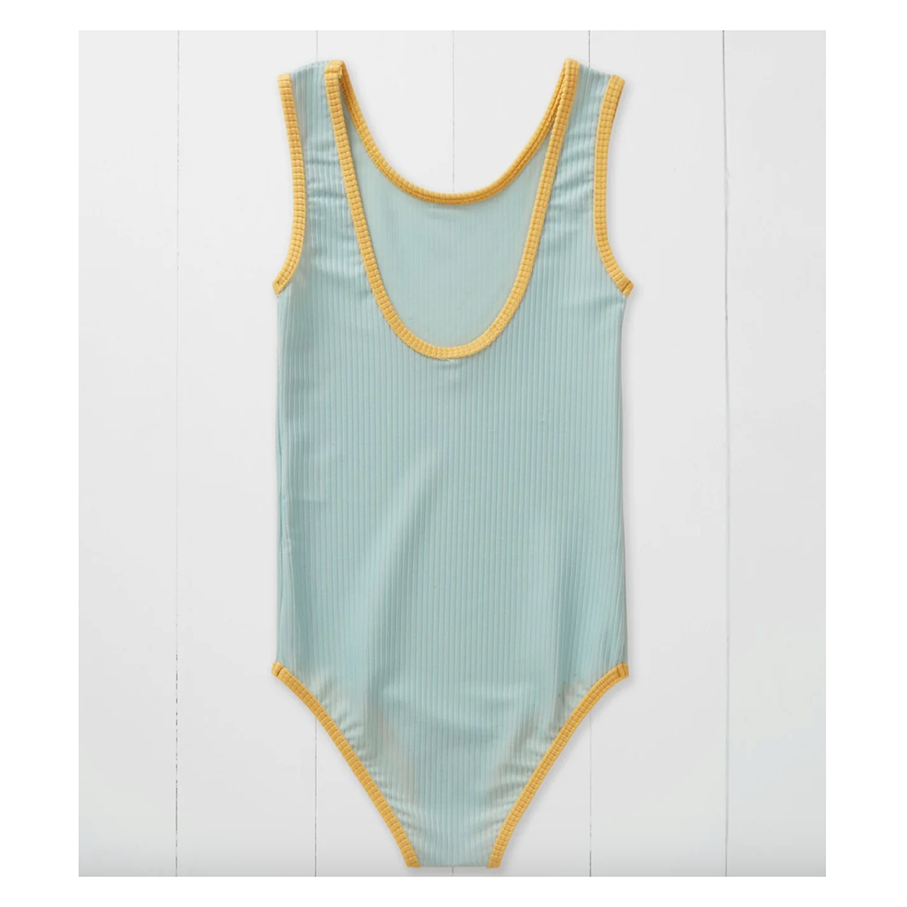 Grass & Air Girls Swimsuit - Pistachio