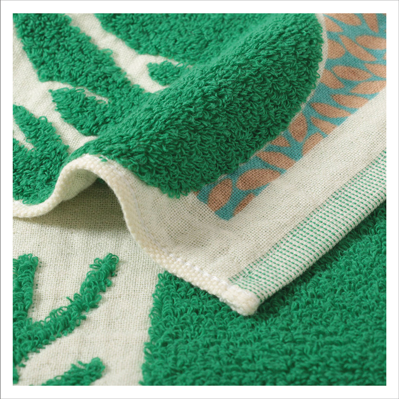 Morita MiW Face Cloth - Green Trees