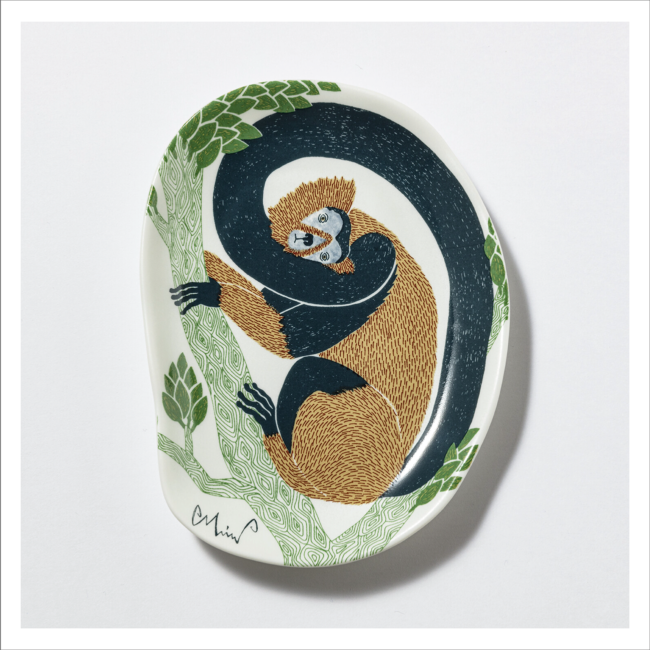 MoritaMiW Small Plate - Monkey