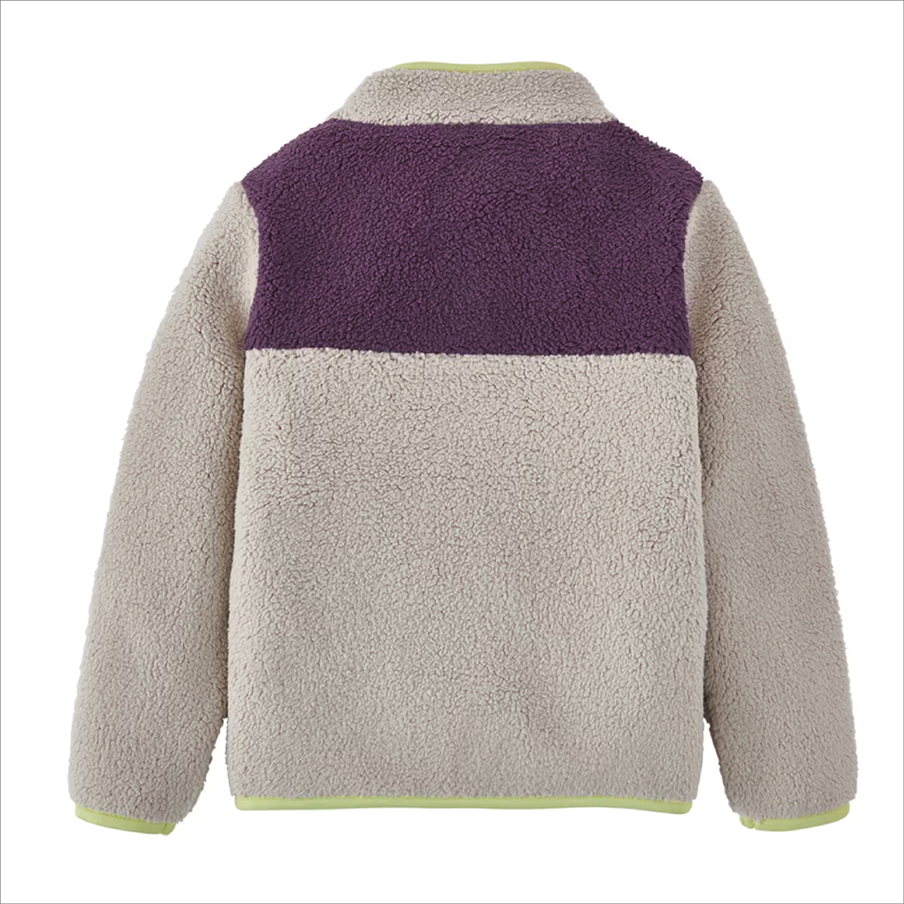 Grass & Air Borg Fleece - Amethyst / Geothermal Grey