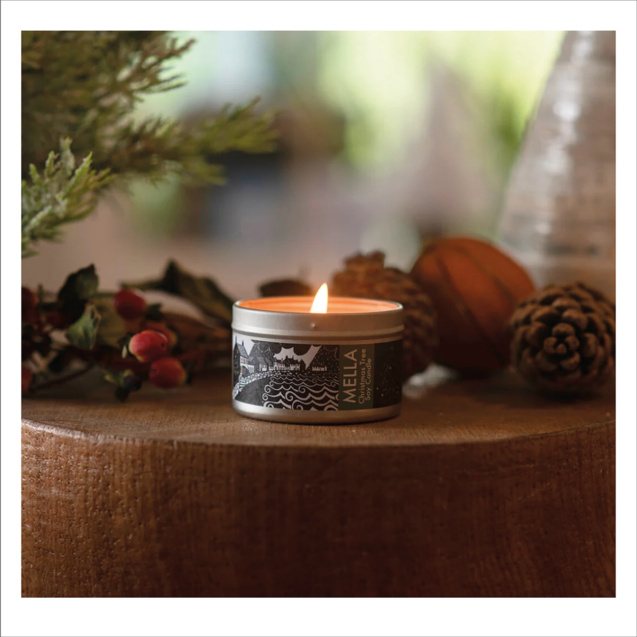 Mella Travel Candle- Christmas Tree