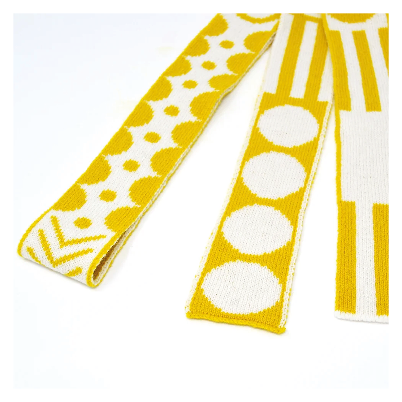 Skinny Scarf Yellow - Scarlet Knitwear