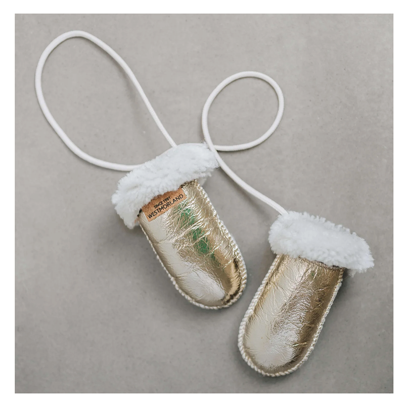 Westmorland Sheepskin Mits - Metallic Platinum