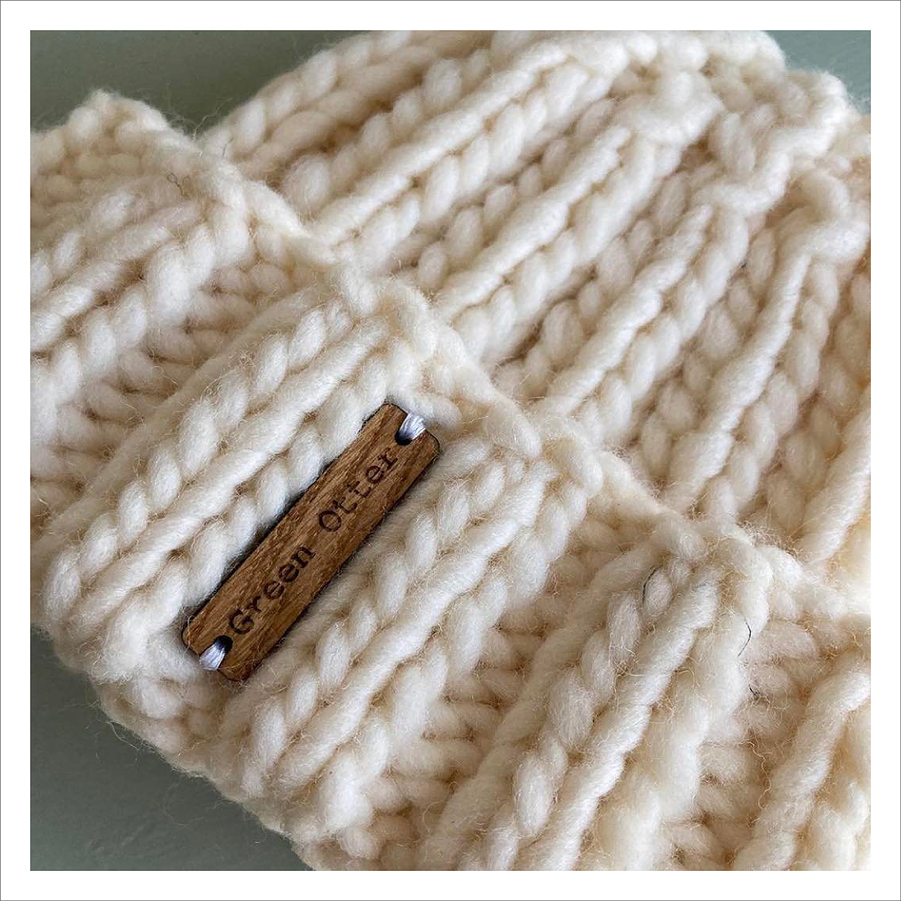 Green Otter Knits - Hand Knitted Baby Hat