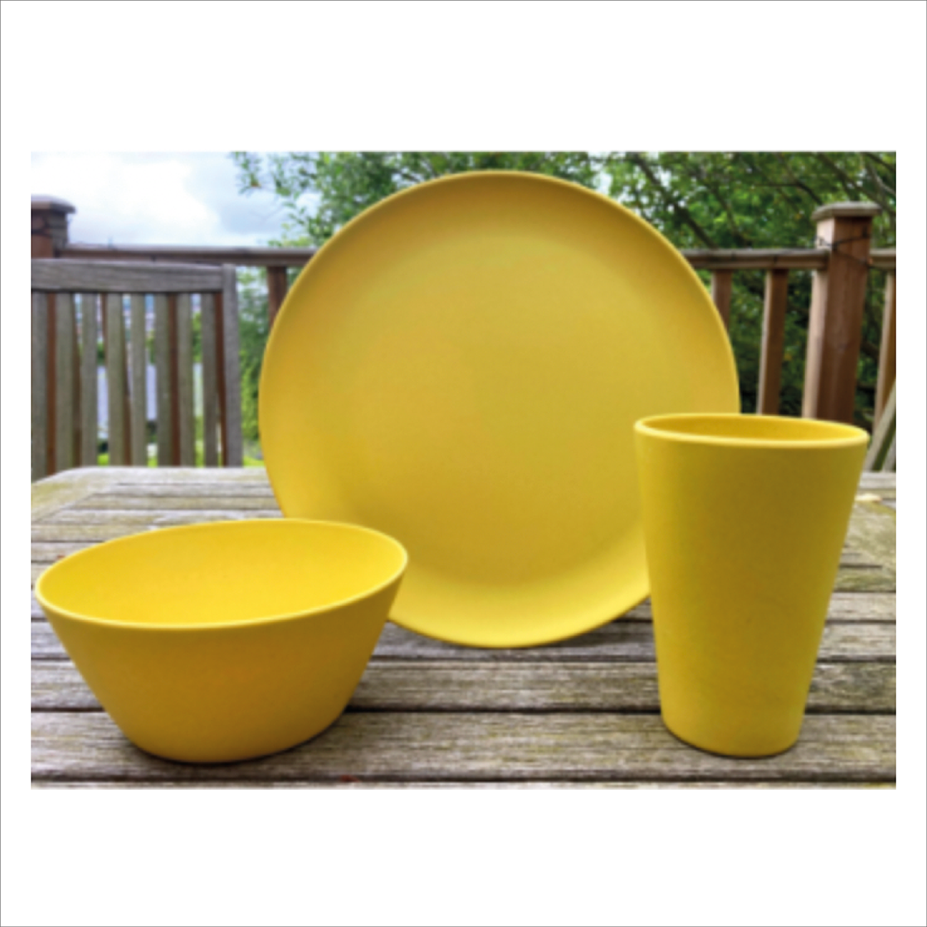 Recycled Bamboo Picnic Ware