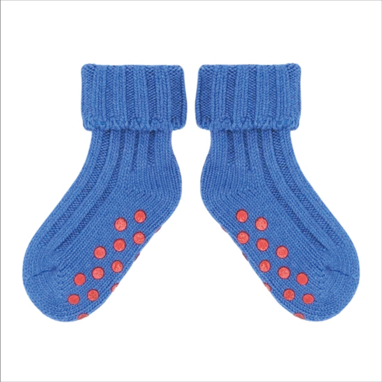 Catherine Tough Kids Cashmere Socks - Blue