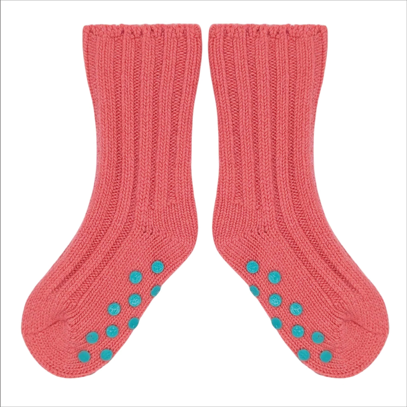 Catherine Tough Kids Cashmere Socks - Pink