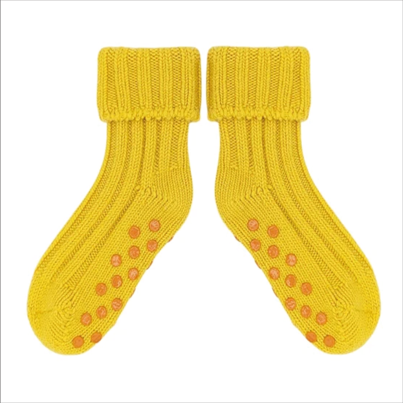 Catherine Tough Kids Cashmere Socks - Yellow