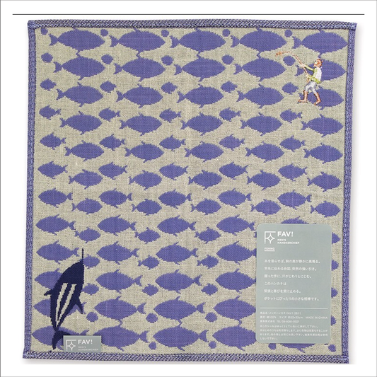 FAV! - Japanese Gauze Handkerchief / Towel - Fishing