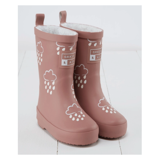 Grass & Air Kids Wellies - Rose Pink