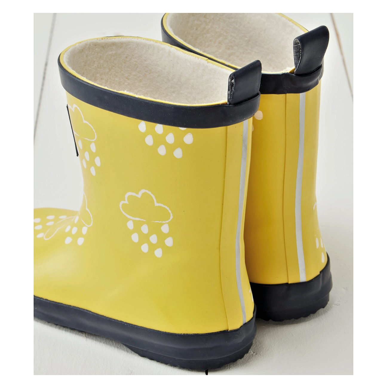 Grass & Air Kids Wellies - Yellow