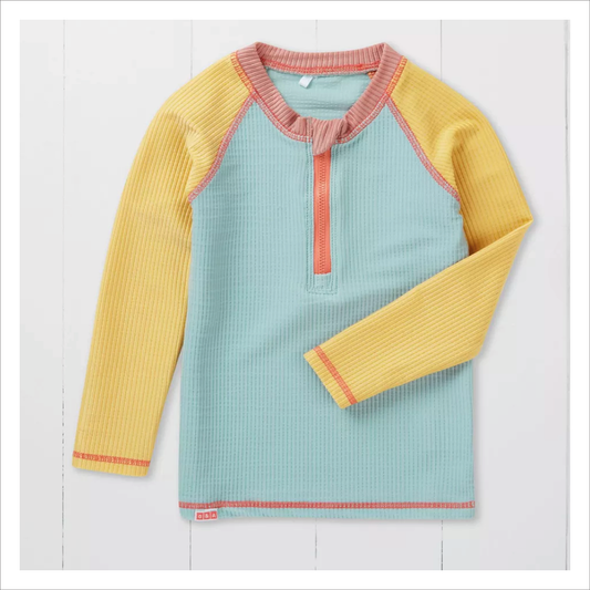 Grass + Air Rash Vest - Long Sleeve pistachio