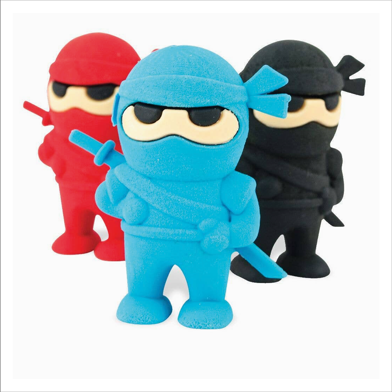 Ooly Ninja Erasers (Set of 3)