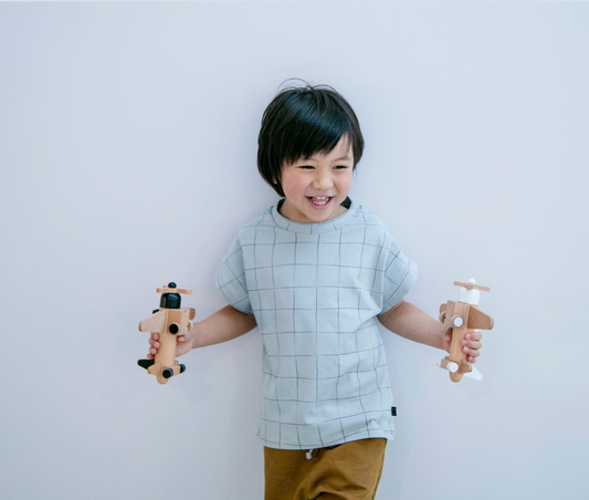 Kiko & Gg Wooden Toy - Hikoki Propeller Plane