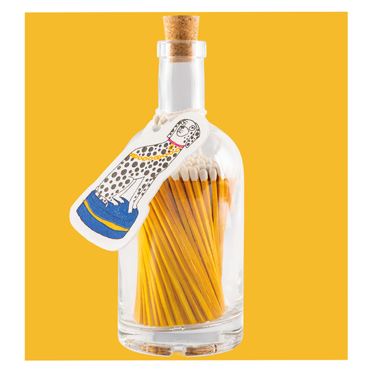 Archivist Matches in a Bottle - Dalmatian