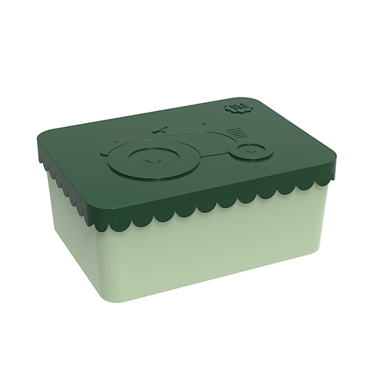 Blafre Lunch Box Tractor - light green + dark green