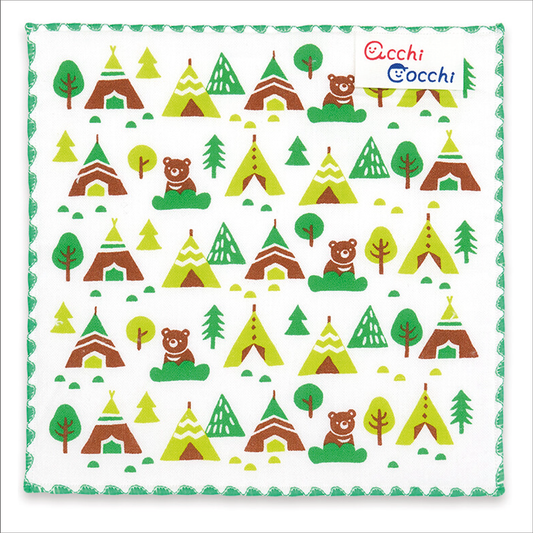 Cicci Cocci - Japanese Gauze Handkerchief / Towel - kids camping