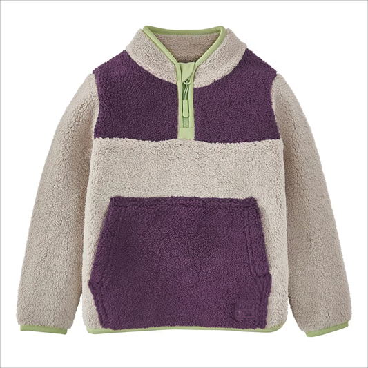 Grass & Air Borg Fleece - Amethyst / Geothermal Grey