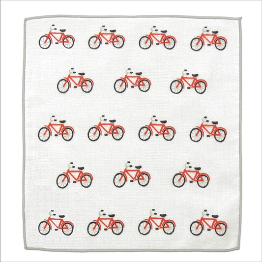 Hamamonyo - Japanese Towel Handkerchief - Retro Bicycle