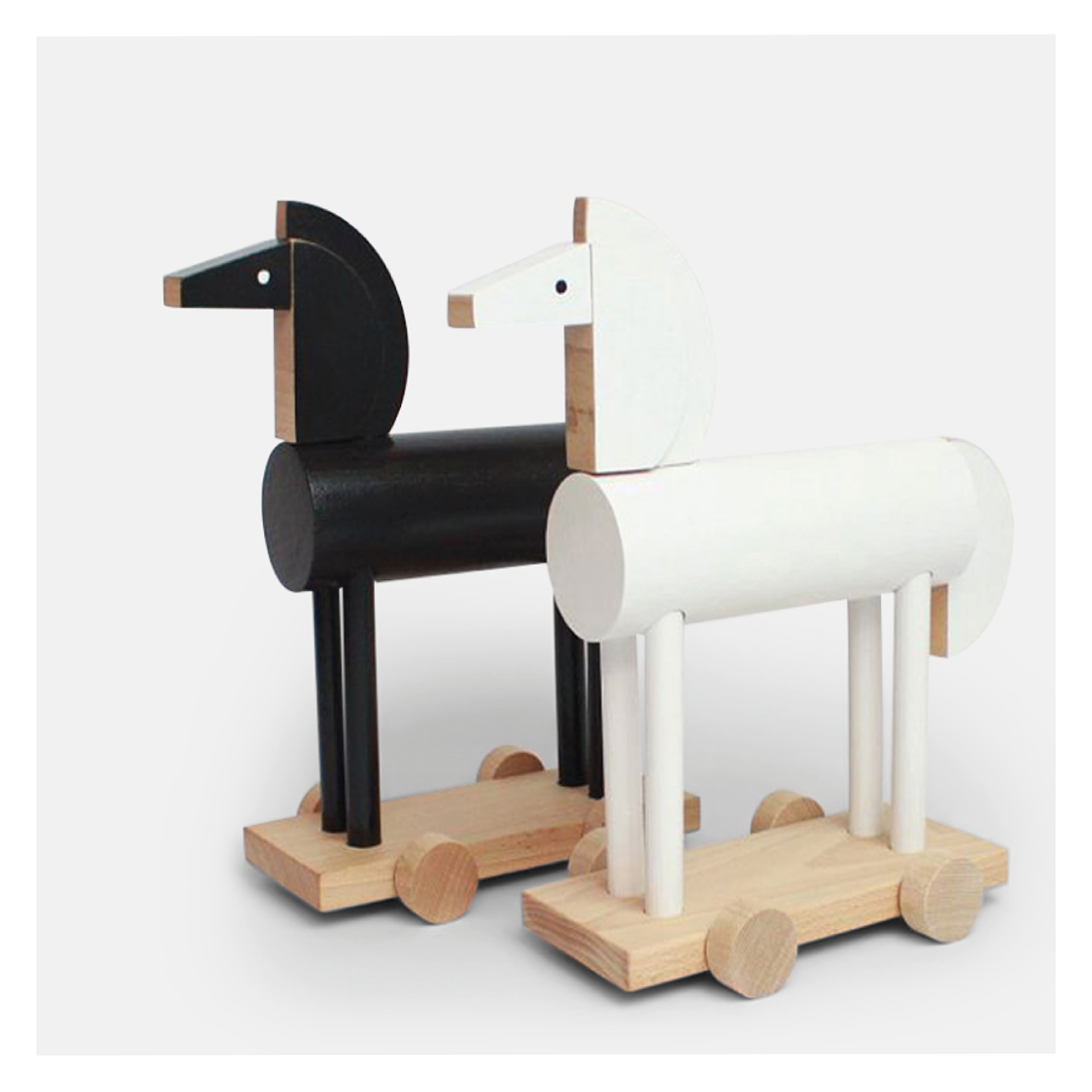 Kutulu Wooden Wooden Noxus Horse - Black