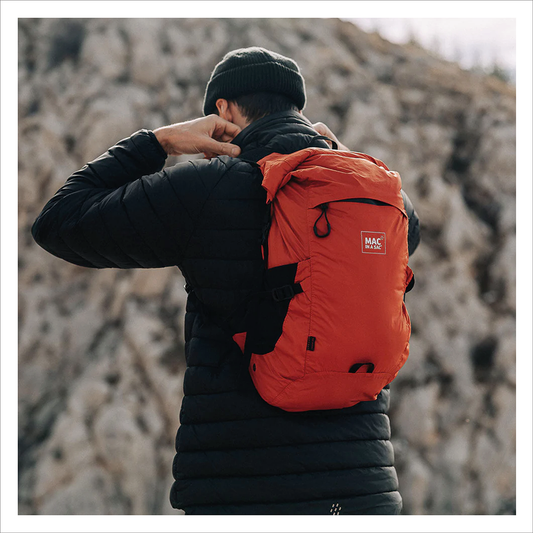 Mac-in-a-sac - Packable Waterproof Backpack (Burnt Orange)