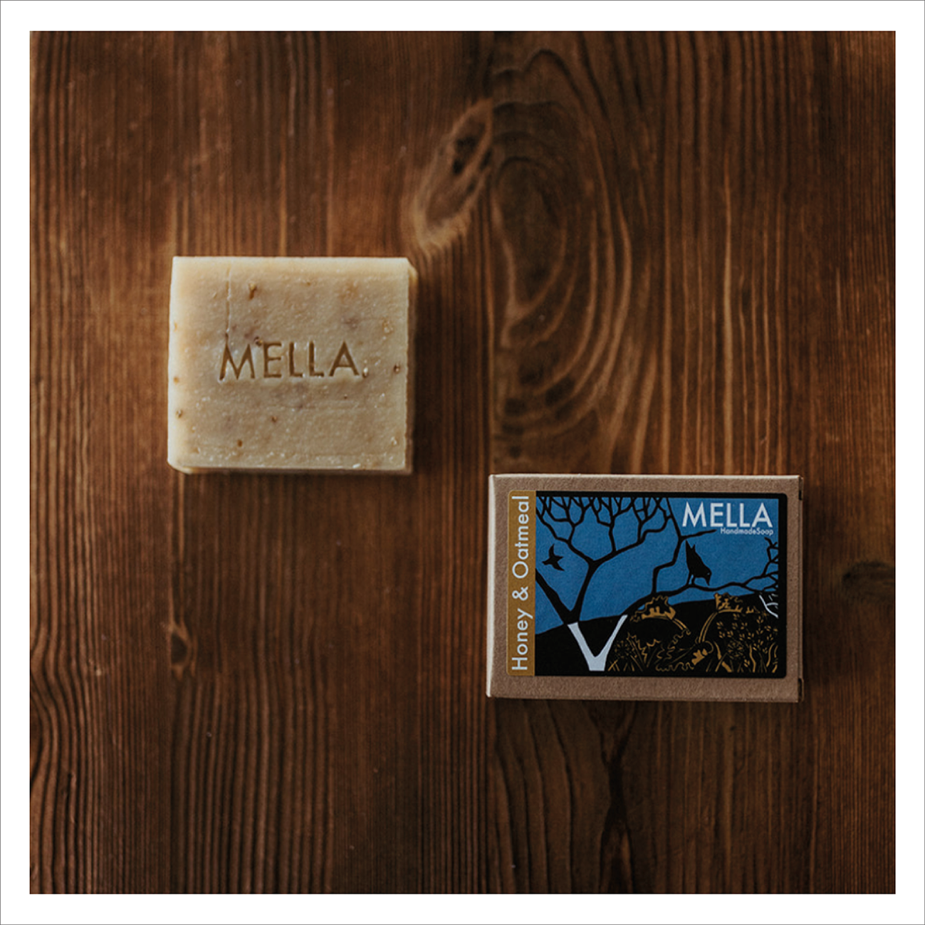 Mella Soap - Honey & Oatmeal
