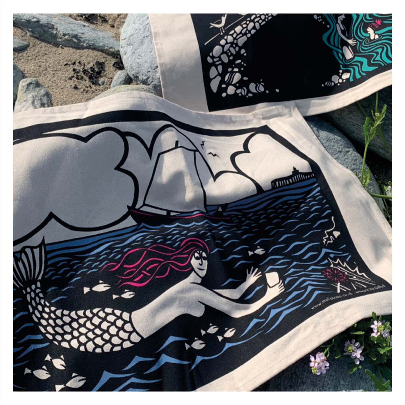 Mella - Mermaid Tea Towel