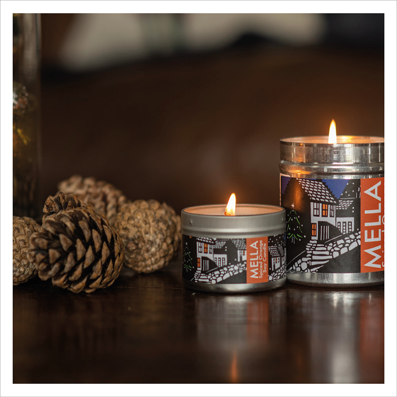 Mella Travel Candle- Spiced Orange