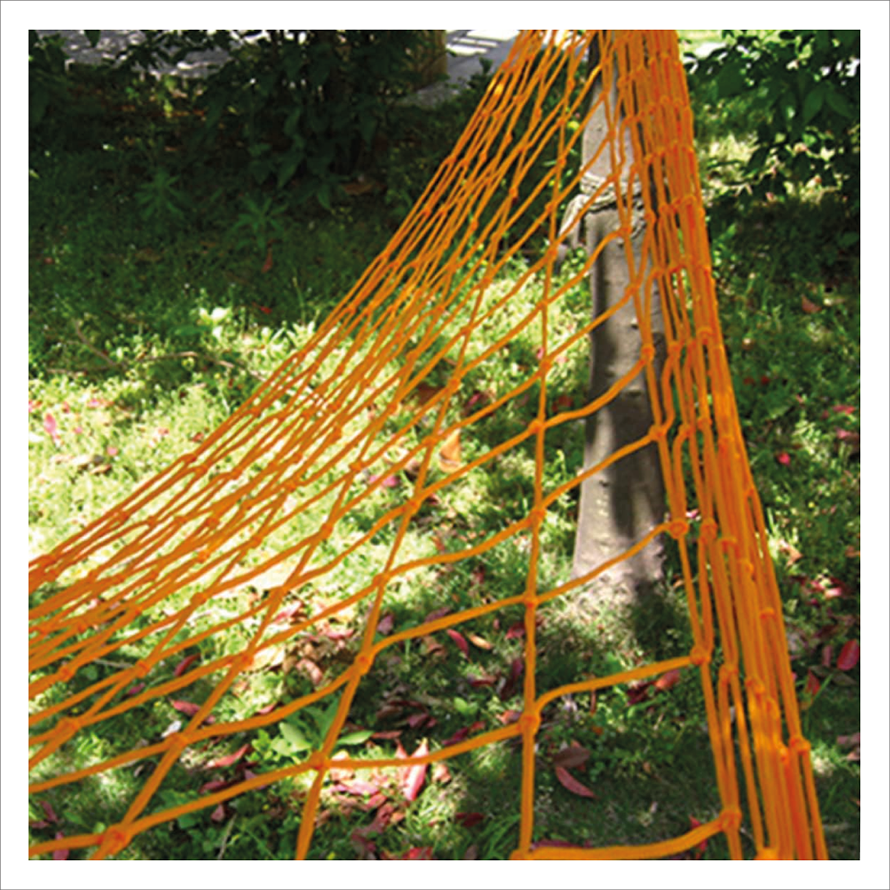 Mesh Hammock - Green / orange