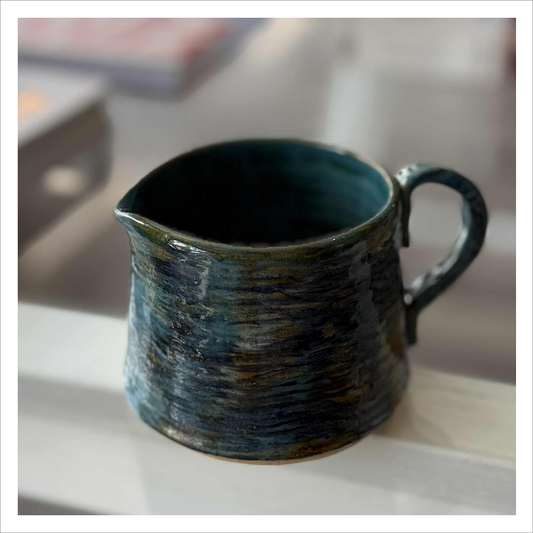 Hand Thrown Pottery Small Milk Jug