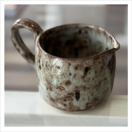 Hand Thrown Pottery Small Milk Jug