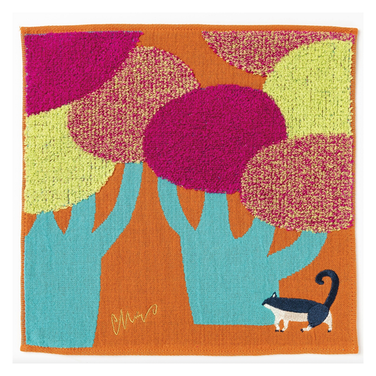 MoritaMiW - Japanese Gauze / Towelling Washcloth Cat