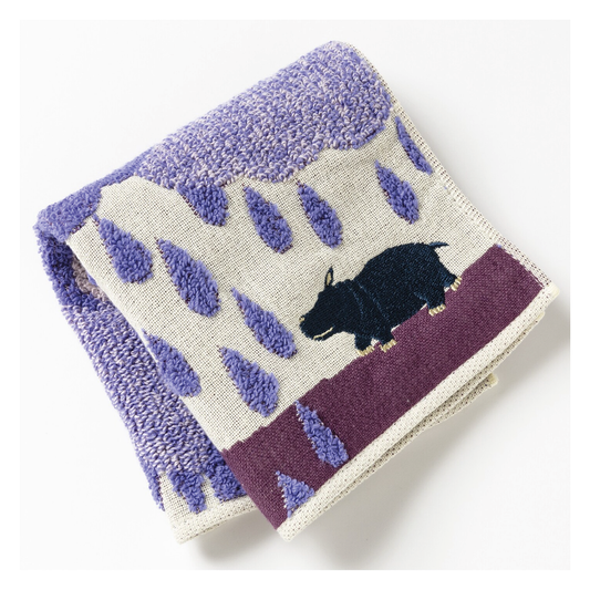 MoritaMiW - Japanese Gauze / Towelling Washcloth Hippo