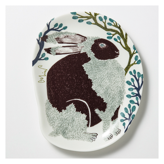 MoritaMiW Small Plate - Rabbit