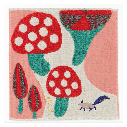 MoritaMiW - Japanese Gauze / Towelling Washcloth Squirrel