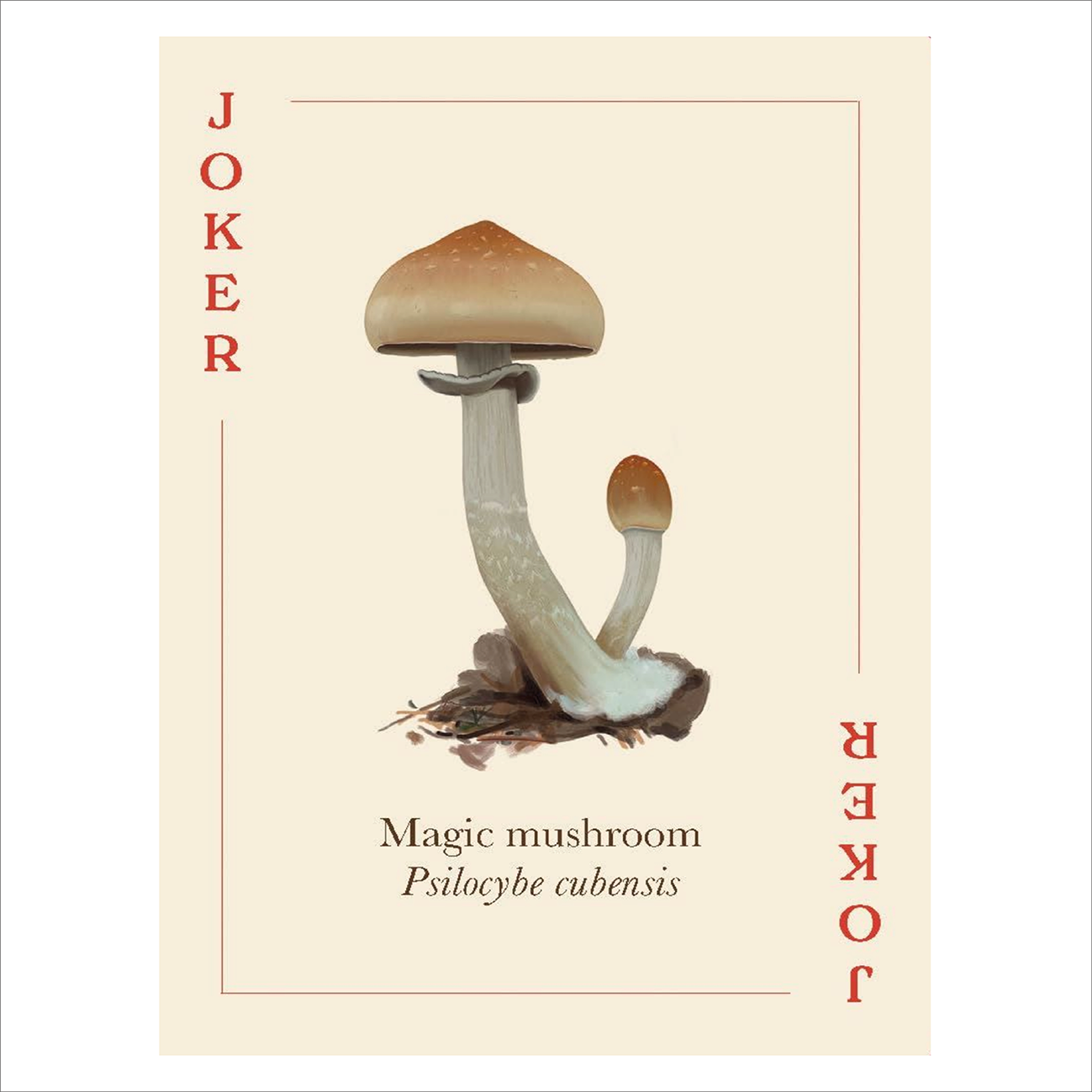 Mushrooms of the Wild - Playing Cards