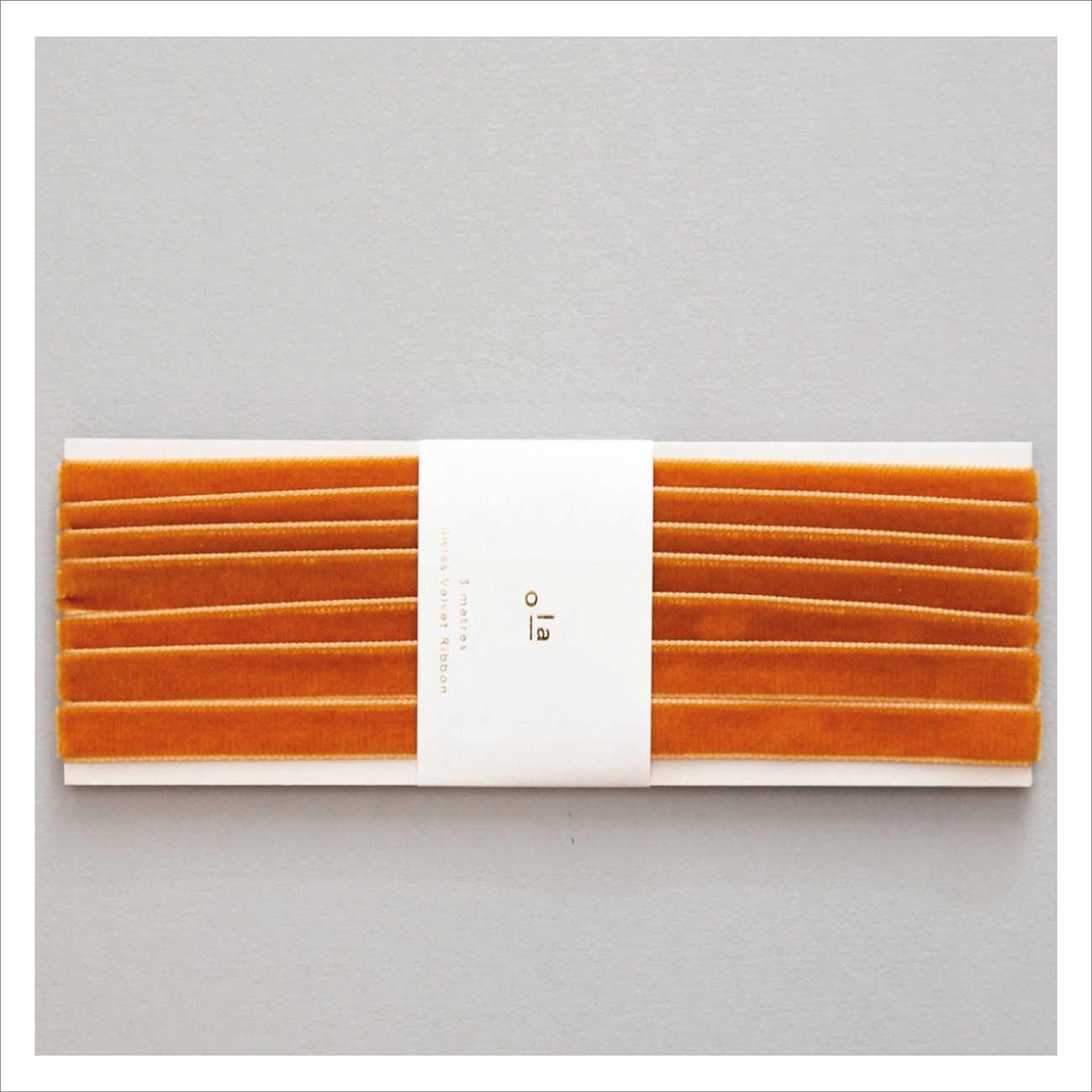 Ola -Swiss Velvet Ribbon Reel (ochre) – Intrepid