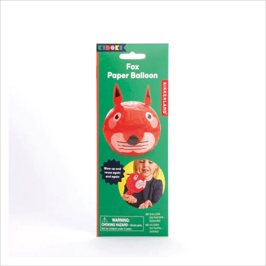 Kidoki Animal Paper Balloon - Fox