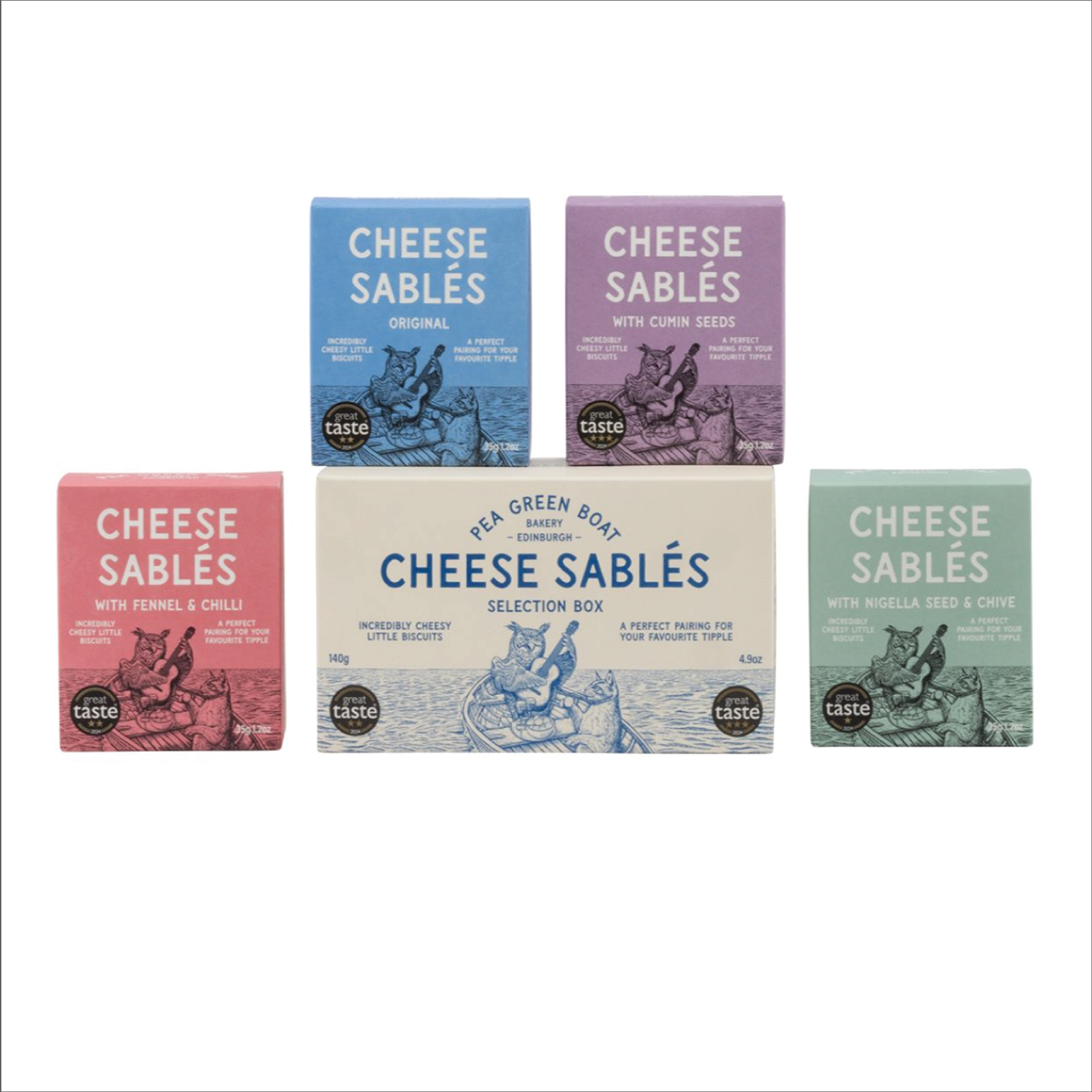 Pea Green Boat - Cheese Sables