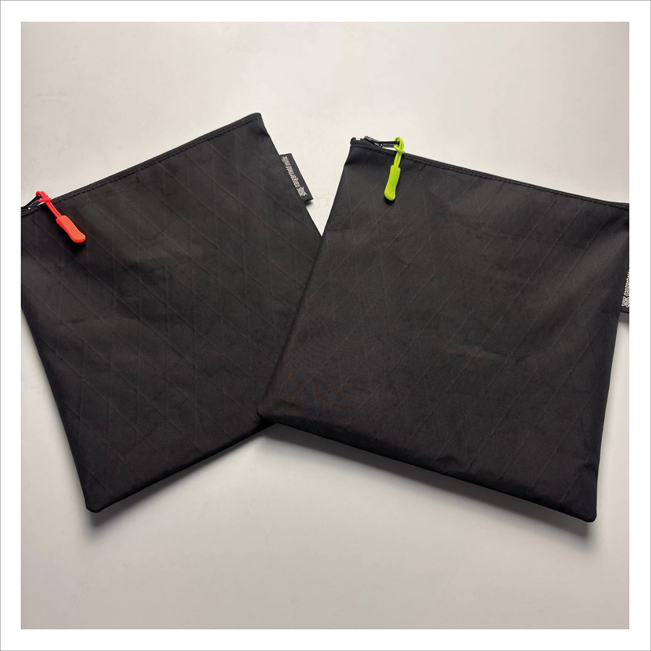 Puzo pouch — black X-Pac® & yellow