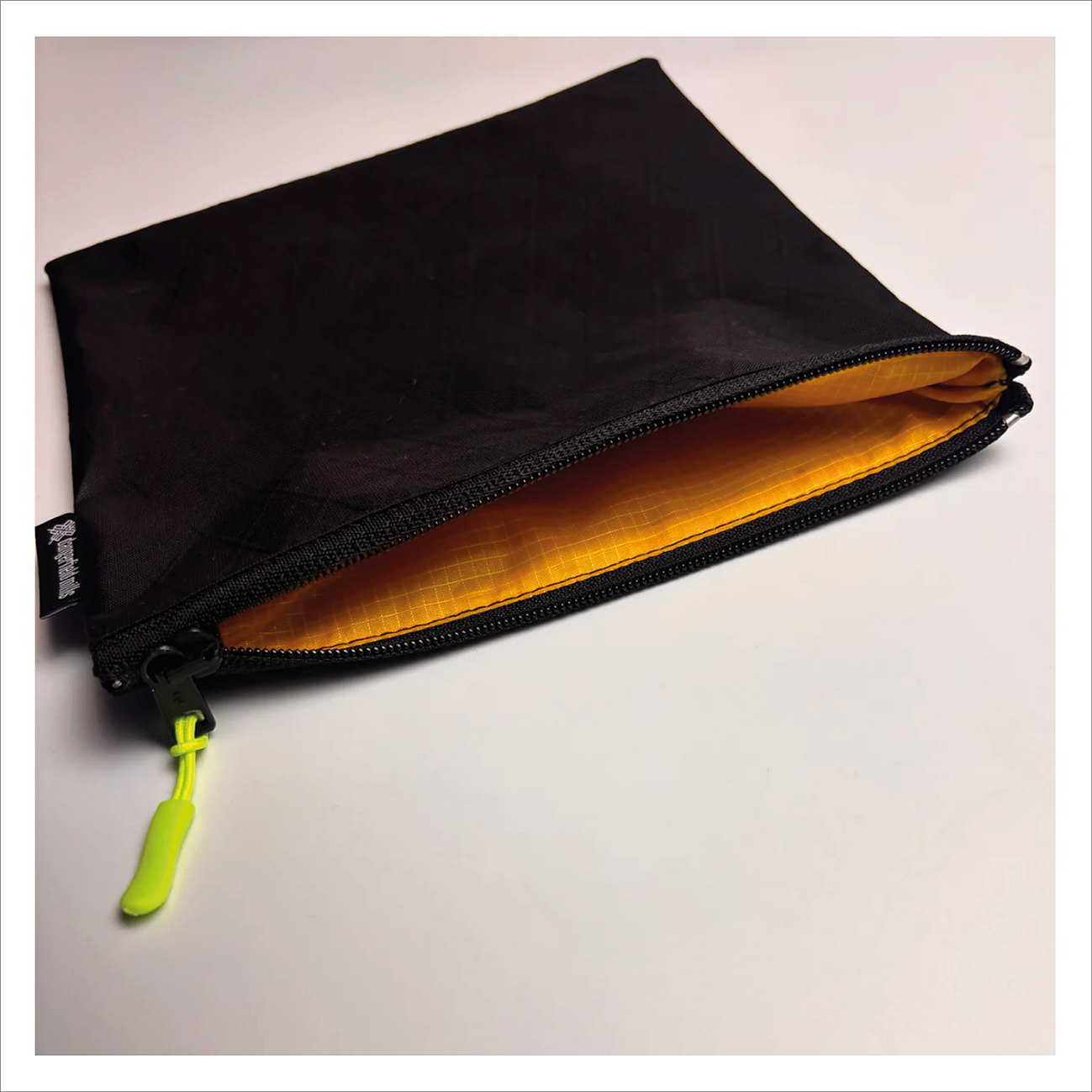 Puzo pouch — black X-Pac® & yellow