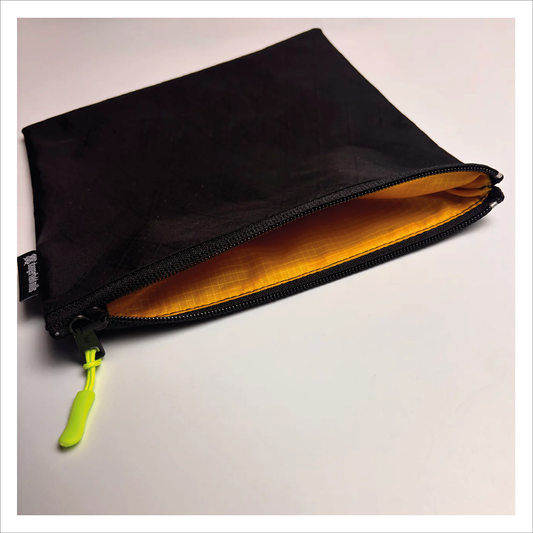 Puzo pouch — black X-Pac® & yellow