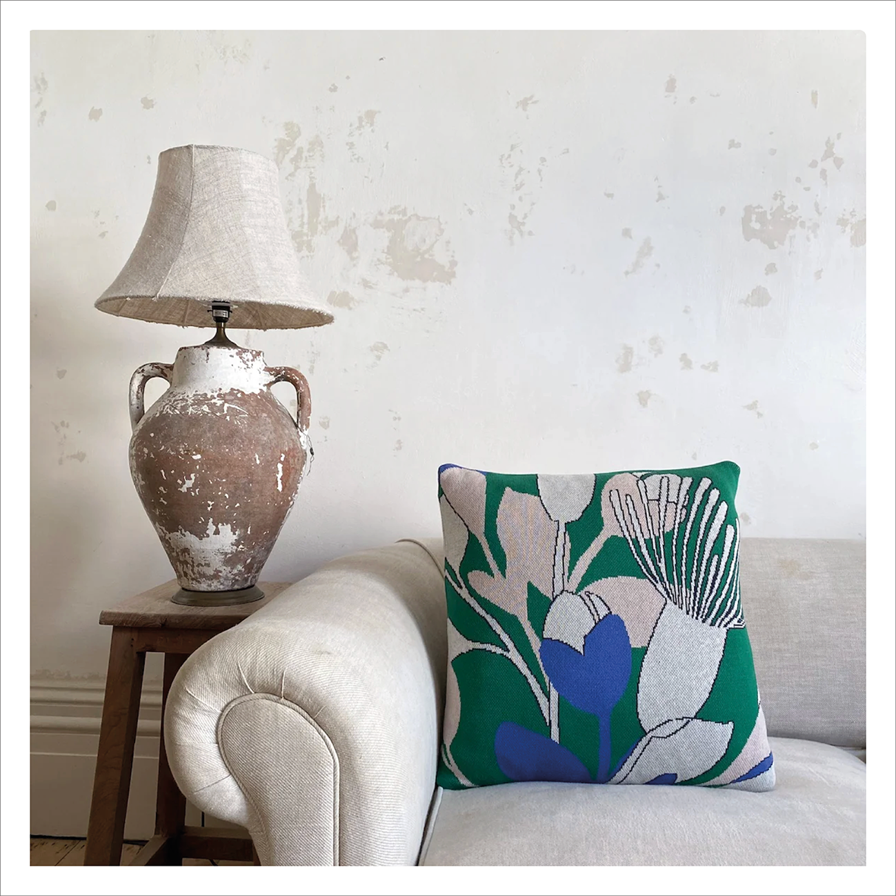 Sophie Home - Green Bud Cushion