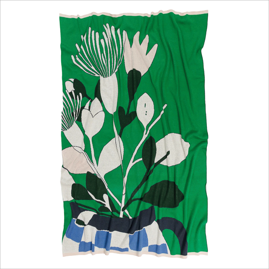 Sophie Home - Green Bud Throw