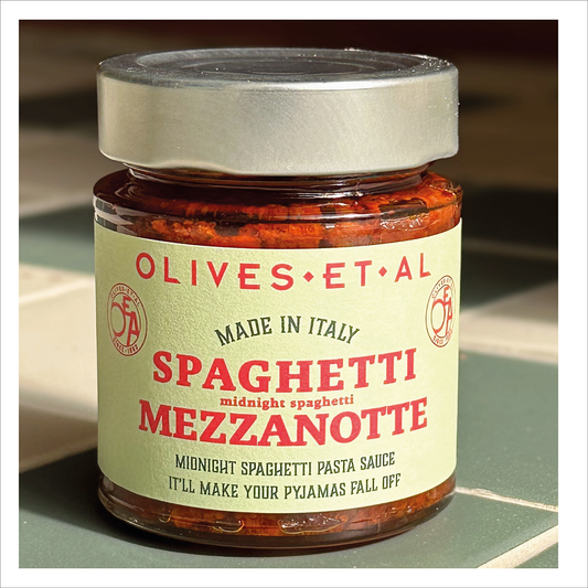 Spaghetti Mezzanotte - Olives et Al