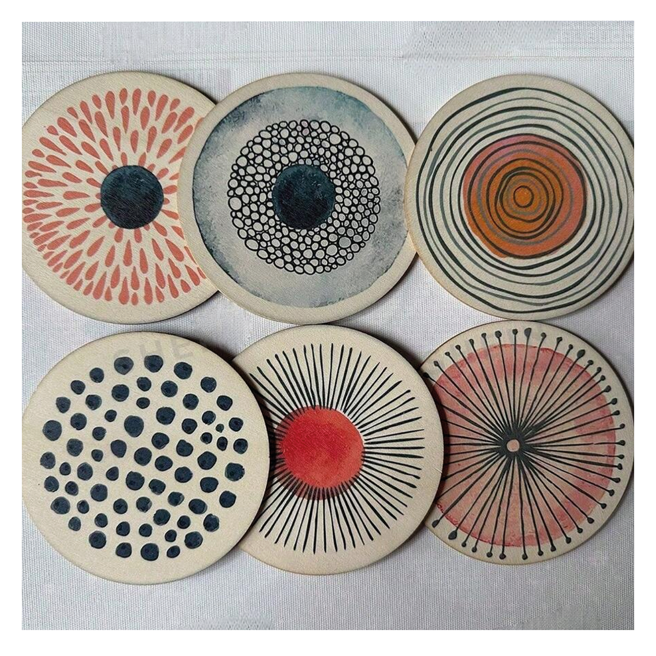 Wooden Coaster Set (4)