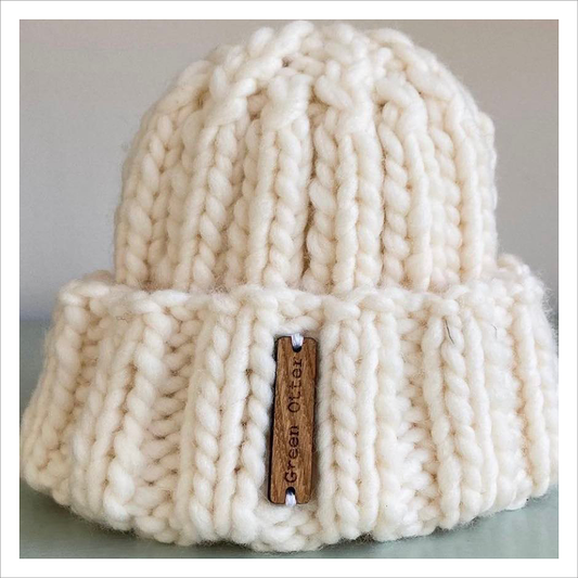 Green Otter Knits - Hand Knitted Baby Hat