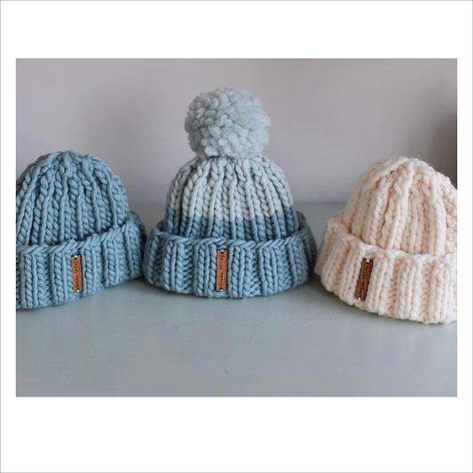 Green Otter Knits - Hand Knitted Baby Hat