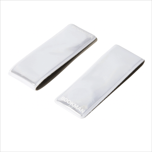 Bookman - Magnetic Reflectors / White for Clothes or Bags